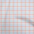 thumbnail image 1 of oneOone Rayon Peach Fabric Check Sewing Craft Projects Fabric Prints By Yard 56 Inch Wide, 1 of 4