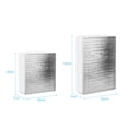 thumbnail image 3 of Isolant de Ventilation Rv 14x14x3 Pouces Couverture d'Isolation de Puits de Lumière Rv Surface Réfléchissante en Aluminium Éponge d'Isolation Haute Élasticité Intégrée, 3 of 6