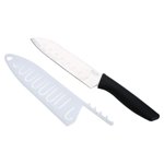 Mainstays 5" Stainless Steel Santoku Kitchen Knife Black