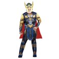 thumbnail image 1 of MARVEL Adult Thor Costume - Printed Jumpsuit with Special Padding, Cape, and 3D Plastic Mask, 1 of 6