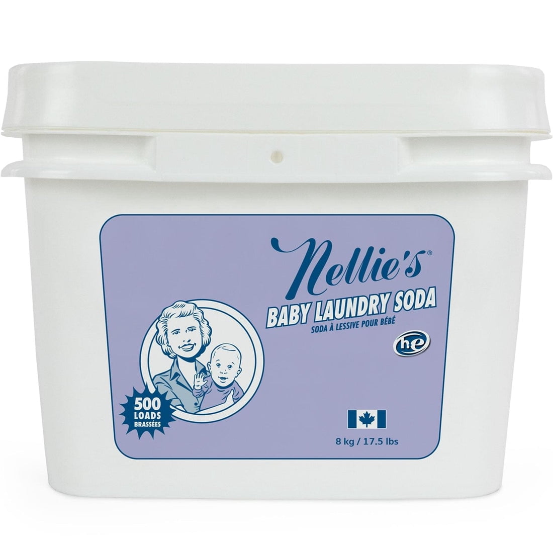 Nellie's Baby Laundry Soda, 8kg, Fragrance Free Baby Laundry Detergent