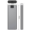 thumbnail image 3 of MesaSe M.2 SATA SSD Enclosure M.2 NGFF To USB 3.0 SSD Case External Aluminum Alloy High Speed Hard Drive Box For Windows XP, 3 of 8