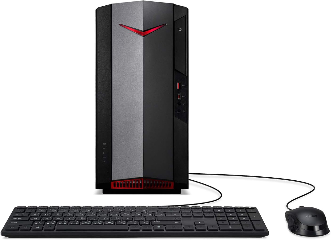 Acer N50-620-ES11 Gaming Desktop PC Intel i5-12400F NVIDIA® GTX 1650 4096MB 256GB SSD 8GB Windows 11 Home Black