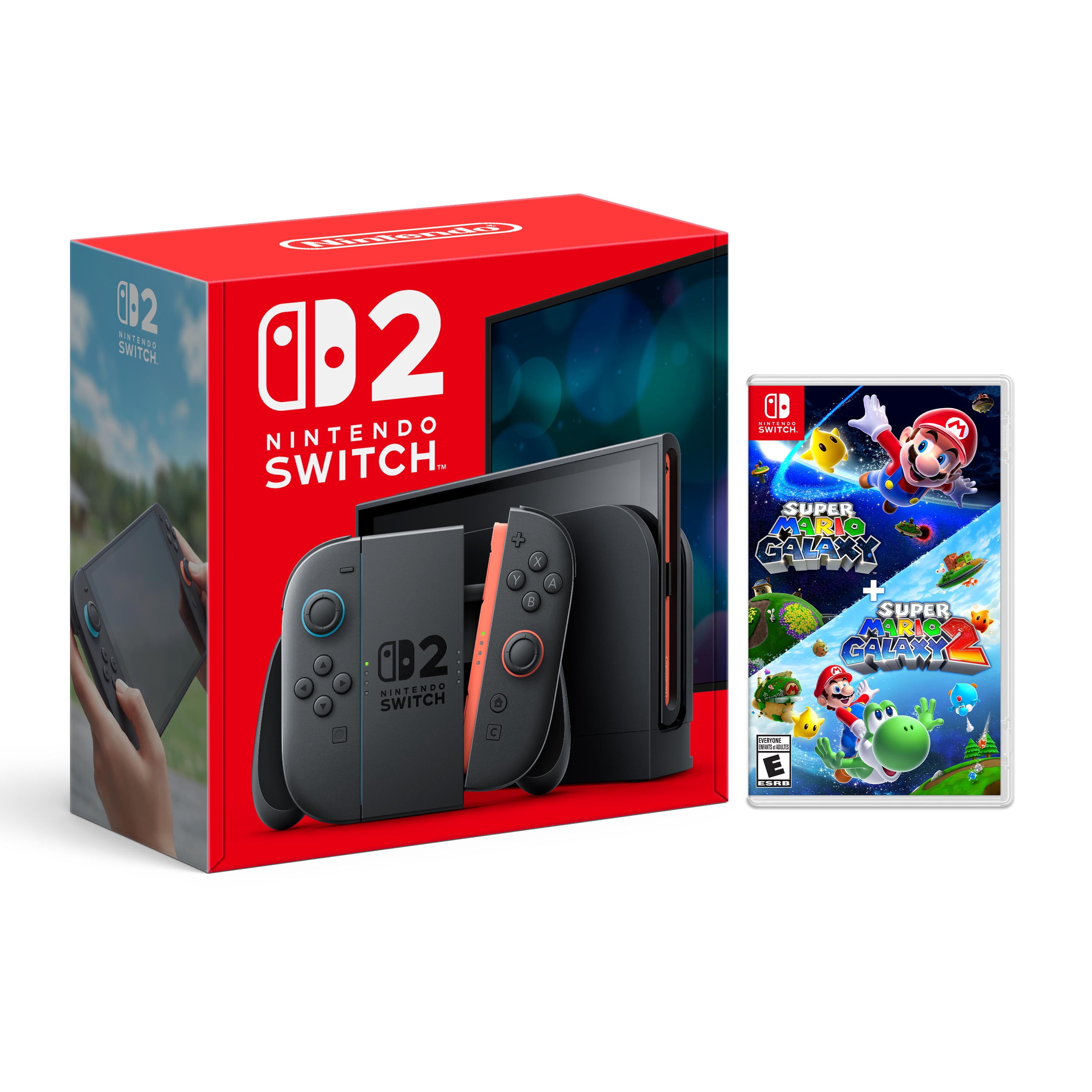 Nintendo Switch™ 2 System PLUS Super Mario Galaxy + Super Mario Galaxy 2 pour (Nintendo Switch)