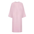 thumbnail image 4 of vastwit Garçons Filles Robe d'Hôpital Dos Ouvert à Boutons-Pression Manches Longues Robe Post-Opération de l'Épaule Vêtement Adaptatif Rose 10, 4 of 7