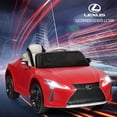 thumbnail image 3 of Gymax Voiture Électrique pour Enfants 12 V sous Licence Lexus LC500 avec Télécommande et MP3 Rouge, 3 of 10