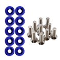 thumbnail image 4 of DYNWAVECA 20 Pieces M6 Car Modification Screws Gasket Set, Bolts Screws License Washer Bolt, Engine Concave Screws , Blue, 4 of 6