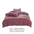 thumbnail image 2 of Bedding Duvet Cover Sets,4pc Bedding Duvet Cover Sets,Comfy Simple Style Soft Breathable Textured Durable Linen Feel Bedding for All Seasons Queen Size,Solid Bed Sheet Duvet Cover and Pillowcases, 2 of 9