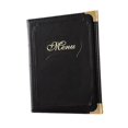 thumbnail image 4 of davian Menus Cover for Service Guide Book Refillable Menu Organizer Price List Book Black, 4 of 8