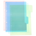 thumbnail image 1 of MLINS 10 Ensembles de Séparateurs pour Reliure de Livres Séparateurs pour Bloc-Notes Séparateurs de Pages de Cahier Détachables Organisateurs (B5), 1 of 7