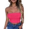thumbnail image 1 of Birdeem Hauts Tube Femmes Couleur Unie Sport Été Mode Décontractée Hauts Tube, 1 of 1