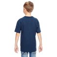 thumbnail image 4 of Hanes Nano-T Kids` T-Shirt, S, Navy, 4 of 4