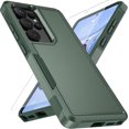 thumbnail image 1 of KOMI for Samsung Galaxy S25 Ultra Case with HD Screen Protector, 10 FT Military Grade Drop Protection, Anti-Slip Phone Case, Green, 1 of 5