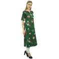 thumbnail image 3 of Bimba Kurta Verte à Imprimé Floral pour Femme Tunique Classique Chic de Designer Décontractée-12, 3 of 9