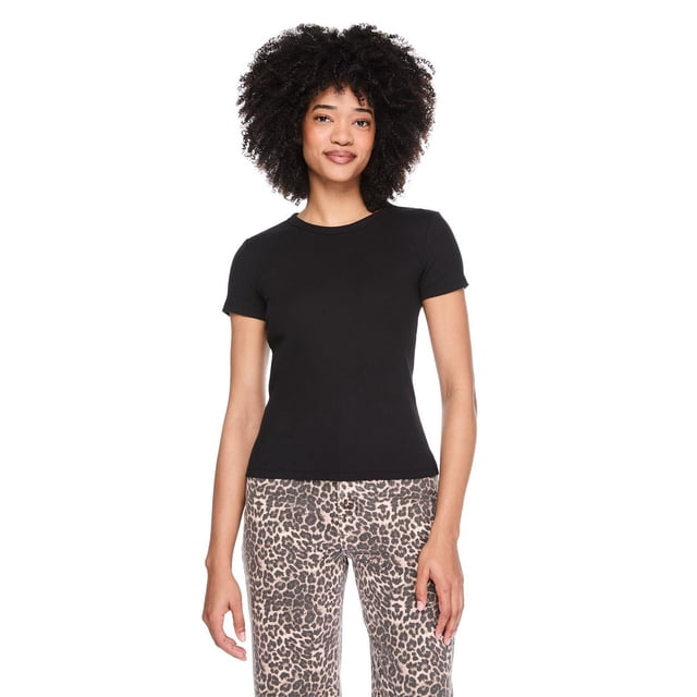 T-shirt côtelé George pour femmes