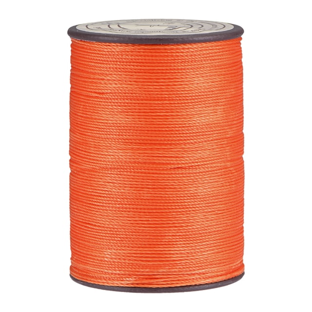 Unique Bargains Fil Ciré en Polyester Orange, 175 Verges