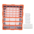 thumbnail image 2 of Drawer Hardware Storage Organizer, Pull  PVC 39 Drawers Wall Mount Parts Organizer Drawers  for Beads, 2 of 8
