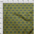 thumbnail image 2 of oneOone Polyester Lycra Fabric Paisley & Floral Ikat Print Sewing Fabric BTY 56 Inch Wide, 2 of 4