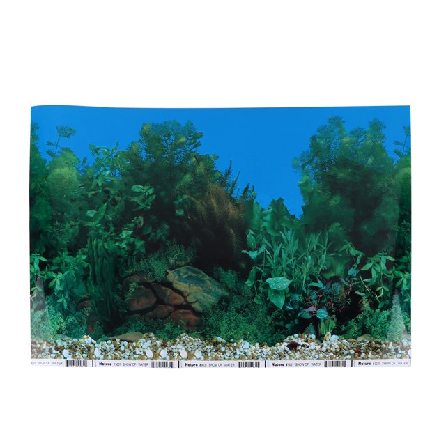 Background Sticker Adhesive Wallpaper Decorative Pictures Underwater Backdrop Decor for Aquarium Fish Tank (42x30cm G Style)