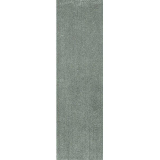 HomeRoots 353898 2 ft. 3 in. x 7 ft. 6 in. Runner Polyester Slate Area Rug