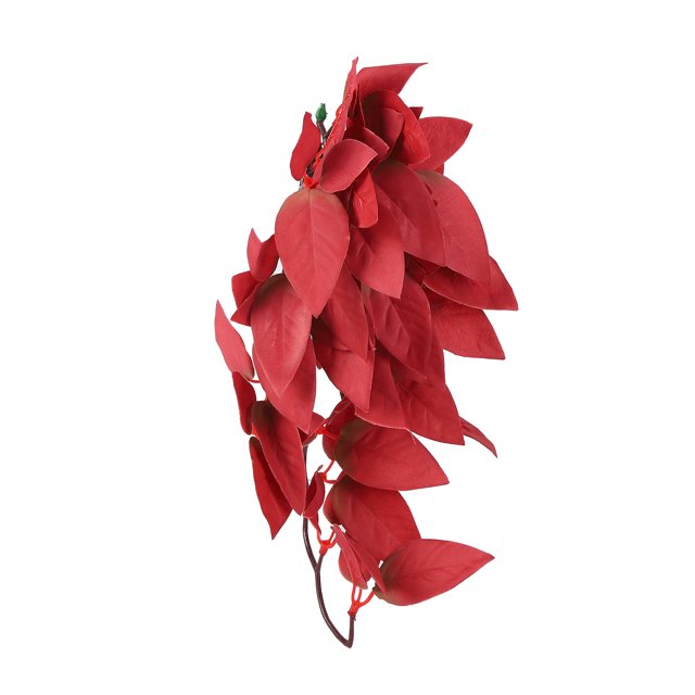 Loewten Lifelike Plastic Plant, Fastness Artificial Reptile Plant With Suction Cup For Reptiles Terrarium For Fish Tank