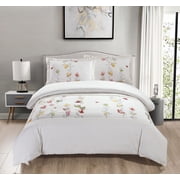 Maholi Embroidered Spring Meadow Duvet Covet Set