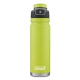 thumbnail image 1 of Coleman FreeFlow AUTOSEAL Stainless Steel Water Bottle, 24 oz (709 ml), Spider Mum Green, 1 of 3