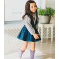 thumbnail image 5 of Fille Enfant Bébé Été Sans Manches Denim Robe Salopette Tutu Jupe Partie Vêtements, 5 of 5