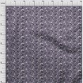 thumbnail image 4 of oneOone Tissu Jersey Coton Violet Tropical Feuille Texturée Matériel de Robe Tissu Imprimé Tissu au Mètre 58 Pouces de Large, 4 of 4