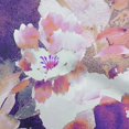 thumbnail image 1 of oneOone Rayon Purple Fabric Floral Craft Projects Decor Fabric Printed By The Yard 56 Inch Wide, 1 of 4