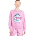 thumbnail image 1 of Disney Girls' Stitch Graphic Sweatshirt, 1 of 3