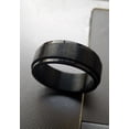 thumbnail image 4 of Bague Anti-Stress Rotative en Acier Inoxydable Noire pour Homme, Bande Anti-Anxiété 8 mm, 4 of 6