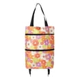 thumbnail image 2 of Kbndieu Foldable Shopping Trolley Foldable Shopping Trolley Soft Fabric Shopping Trolley with Folding Wheels Strength Saving Reusable Shopping Bag for Shopping or Travel Home Essentials, 2 of 5