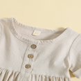 thumbnail image 4 of Robes d'Été pour Bébés Filles à Manches Courtes Bouton vers le Bas Robes, 4 of 9
