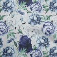 thumbnail image 1 of oneOone Polyester Spandex Dark Blue Fabric Floral Sewing Craft Projects Fabric Prints By Yard 56 Inch Wide-XO, 1 of 4