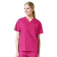 thumbnail image 1 of Core by Maevn Unisex V-Neck Pocket Solid Scrub Top, Solid, 1, 1 of 1