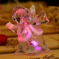 thumbnail image 3 of Transparent Santa Snowman Veilleuse LED Lumineuse Suspendue Décoration, 3 of 9