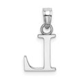 thumbnail image 4 of Diamond2Deal 14K White Gold Block Letter L Initial Pendant for Women, 4 of 6