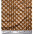 thumbnail image 1 of Soimoi Velvet Fabric Artistic Floral Printed Fabric 1 Yard 58 Inch Wide, 1 of 3