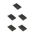 thumbnail image 3 of Youkk Polyester Chenille Bath Mat - Strong Water Absorption Exquisite Crafted Soft Texture No Shedding Deep Grey 40cm*60cm 5Set, 3 of 6