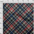 thumbnail image 2 of oneOone Cotton Poplin Fabric Tartan Check Printed Fabric 1 Yard 42 Inch Wide, 2 of 4