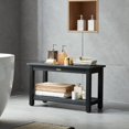 thumbnail image 2 of Shower Bench Seat for Inside Shower Poly Lumber Shower Stool for Shaving Legs Bathroom Shower Foot Rest with Storage Shelf Plastic Shower Chair Seat for with Adjustable Feet, 2 of 6