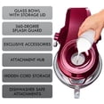 thumbnail image 4 of Kenmore Elite Ovation 5-Qt Stand Mixer, Burgundy, Premium Kitchen Mixer with Durable Design, 4 of 9