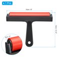 thumbnail image 2 of Unique Bargains Rouleau en Caoutchouc de 6 Pouces Outils de Roulement pour Impression Papier Peint Estampage Encre Rouge, 2 of 5