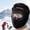 Black, variant on Winter Warm Windproof Coldproof Mask For Men And Women Outdoor Cycling Ash Proof Goggles Mask Washable