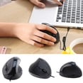thumbnail image 3 of Wired Ergonomic Vertical Mouse, 6 Button USB Computer Mouse with 3 Adjustable DPI Modes, Right Handed Optical Mouse for Home Office, Laptop Desktop PC, 3 of 7
