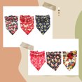 thumbnail image 4 of Foulard de Salive pour Animaux, Couche Simple, Tissu Réutilisable, Serviette de Cou Lavable, Bavoir Mode Imprimé, Type 2, 4 of 9