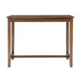 thumbnail image 2 of Linon Claridge 36" Wood Counter Height Pub Table in Rustic Brown, 2 of 9