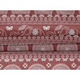 thumbnail image 5 of oneOone Velvet Red Fabric Block Dress Material Fabric Print Fabric By The Yard 58 Inch Wide-MY, 5 of 5