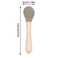 thumbnail image 3 of Oleegame 1PC Stainless Steel Cutlery Set Feeding Complementary Food Spoon Baby Food Grade Silicone Soft Spoon Children Learn To Eat Training Tableware Baby Spoon Pink, 3 of 4